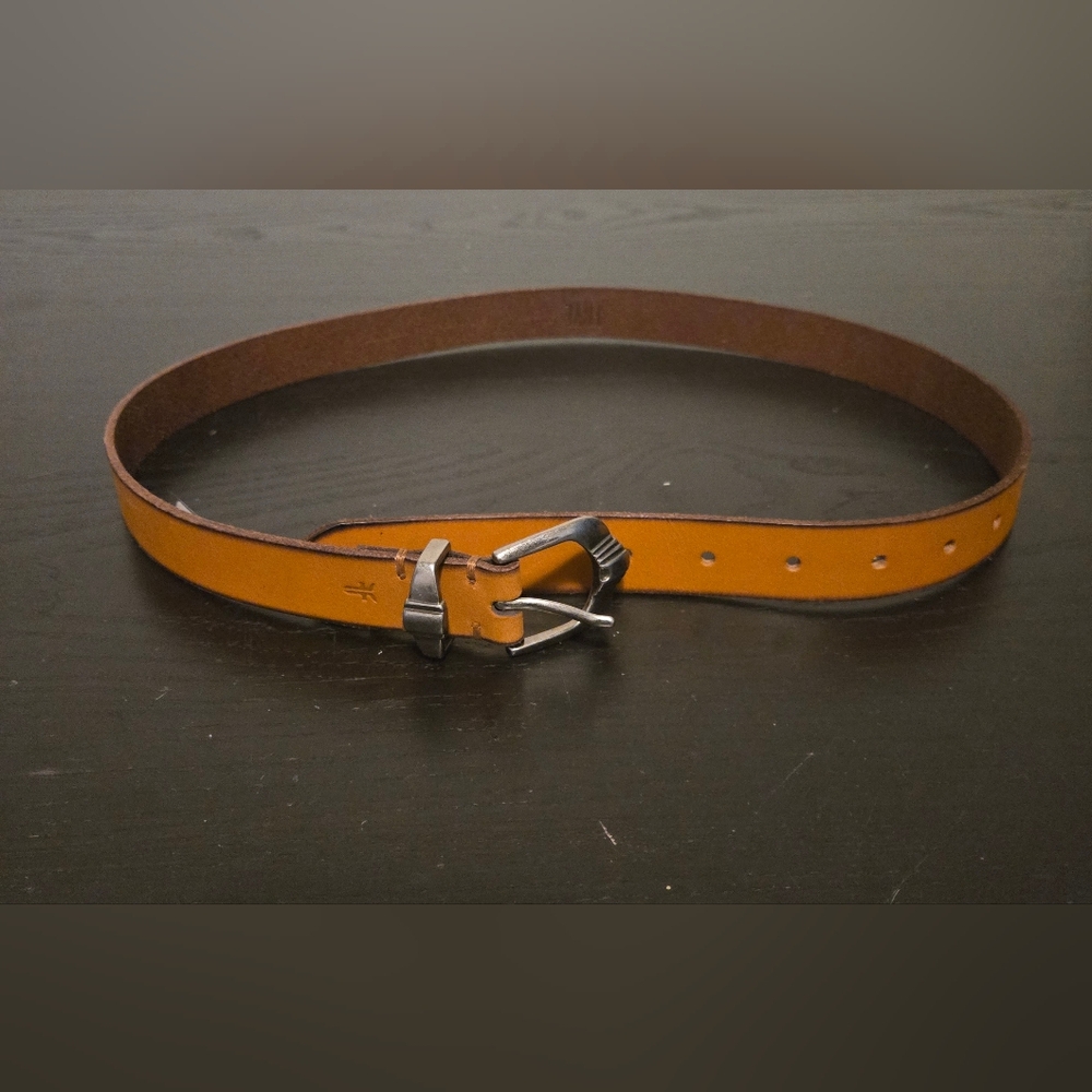 Frye Women's Brown Leather Belt
